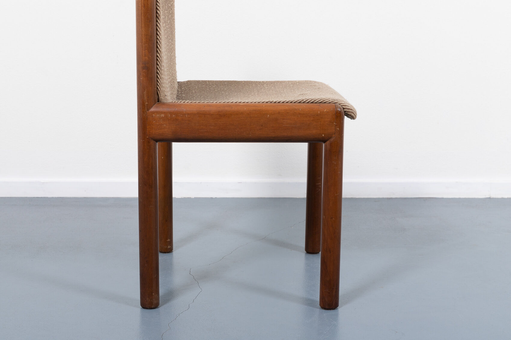 Set of 4 vintage Italian chairs 1970