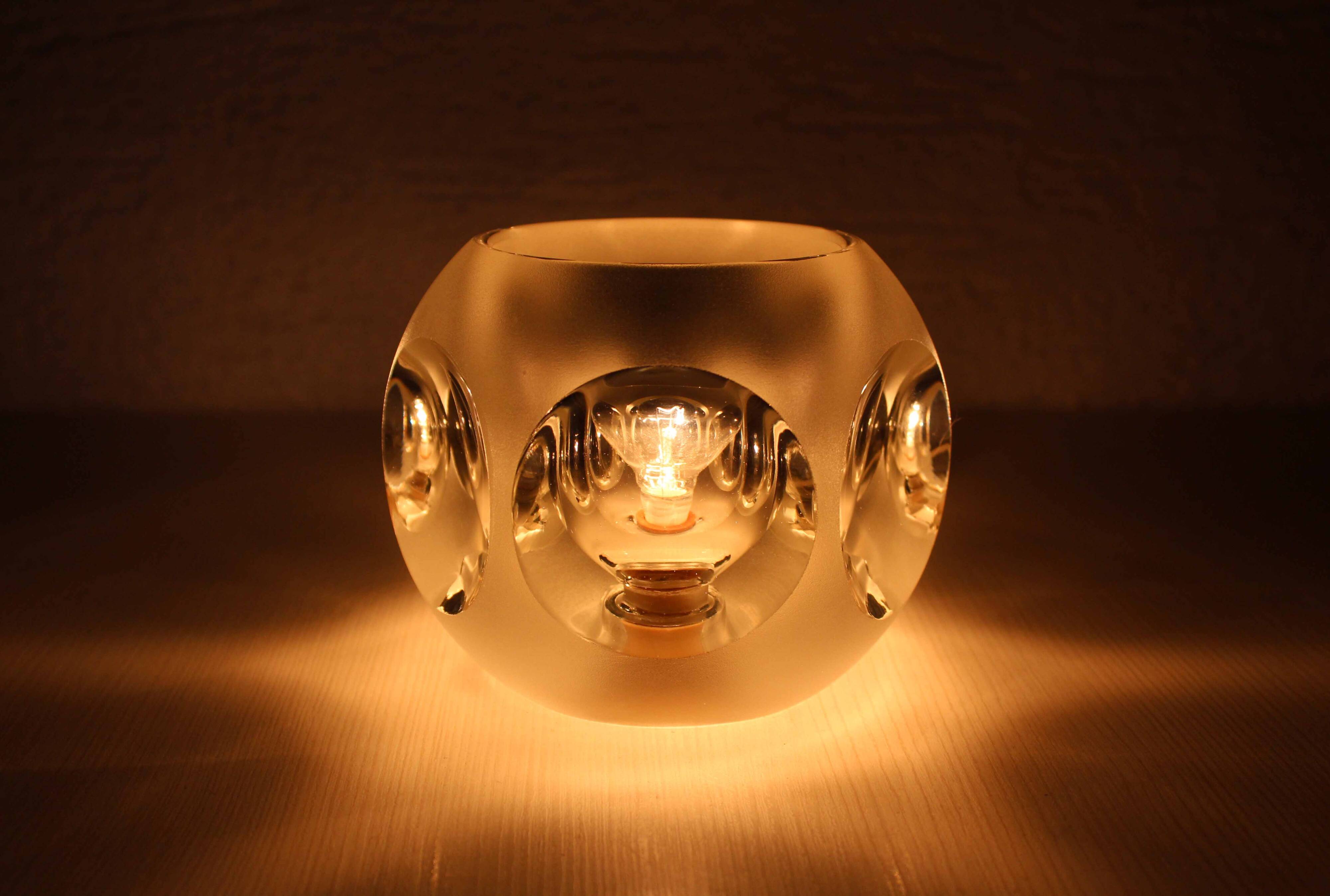 Peill & Pützler glass lamp 1970