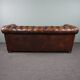Chesterfield sofa in old cowhide 2.5 seats