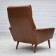 1970s, Danish highback armchair by Vejen Polstermøbelfabrik, original.