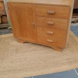 Vintage wooden sideboard – 4 drawers and cupboard