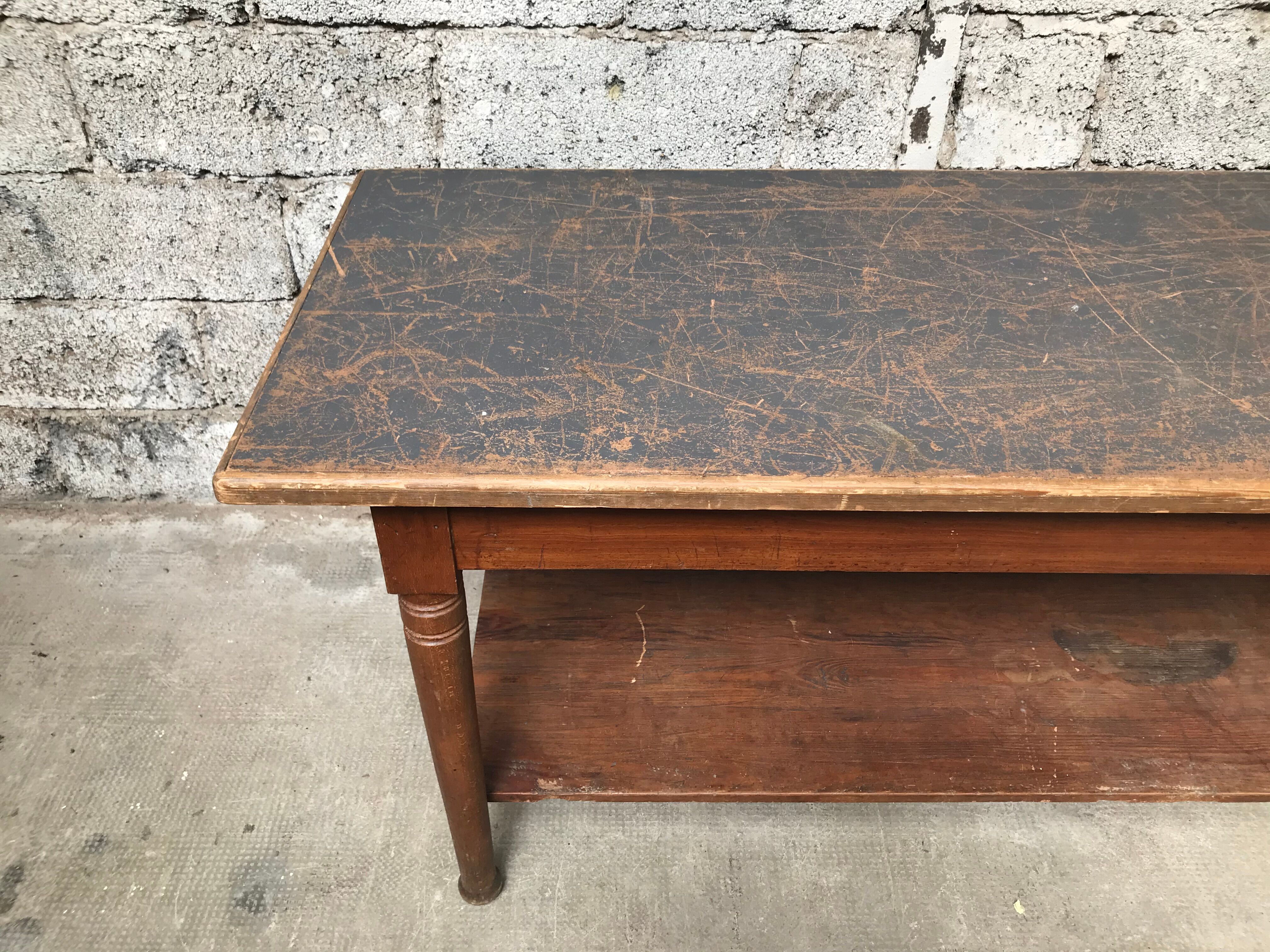 Old draper table early twentieth century