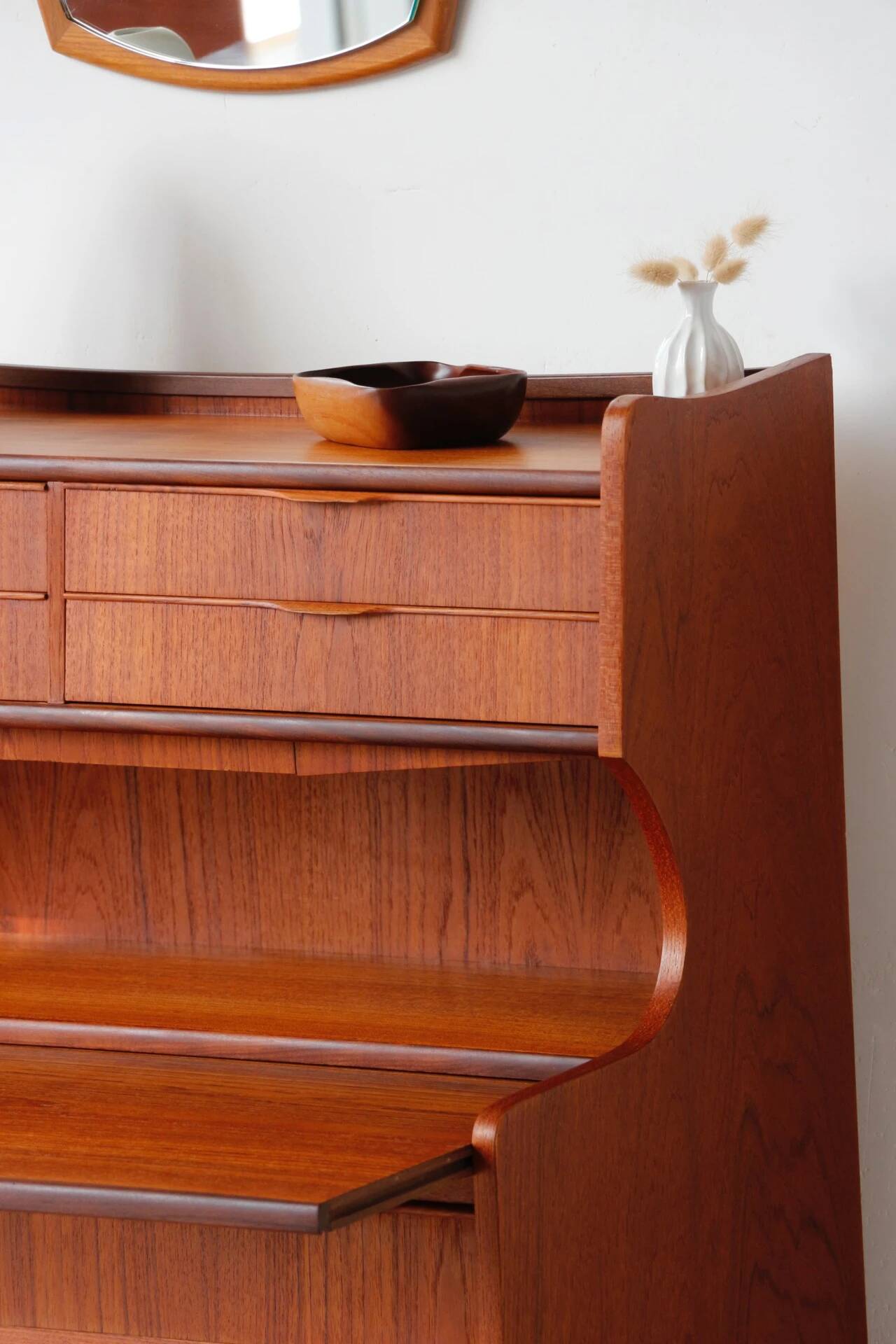 Danish teak secretary from the 1960s | Scandinavian design