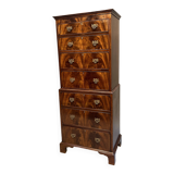Georgian Revival tallboy chest on chest