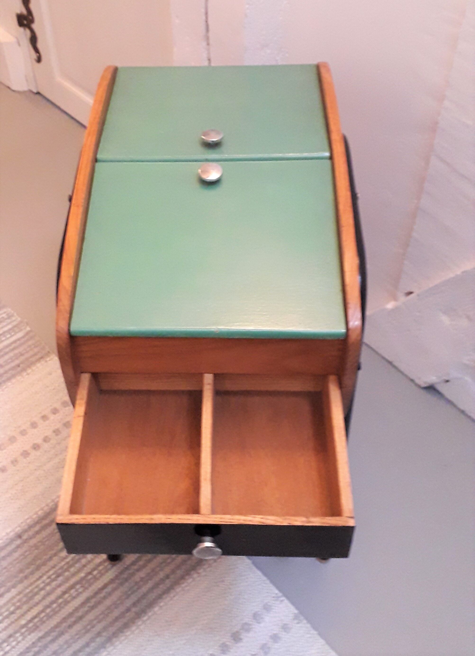 Vintage sewing basket