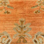 Tapis persan classique pêche et marron 7x10, 204x313 cm