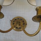 Pair of brass wall light 1920