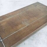 Brass coffee table, France, 1960s