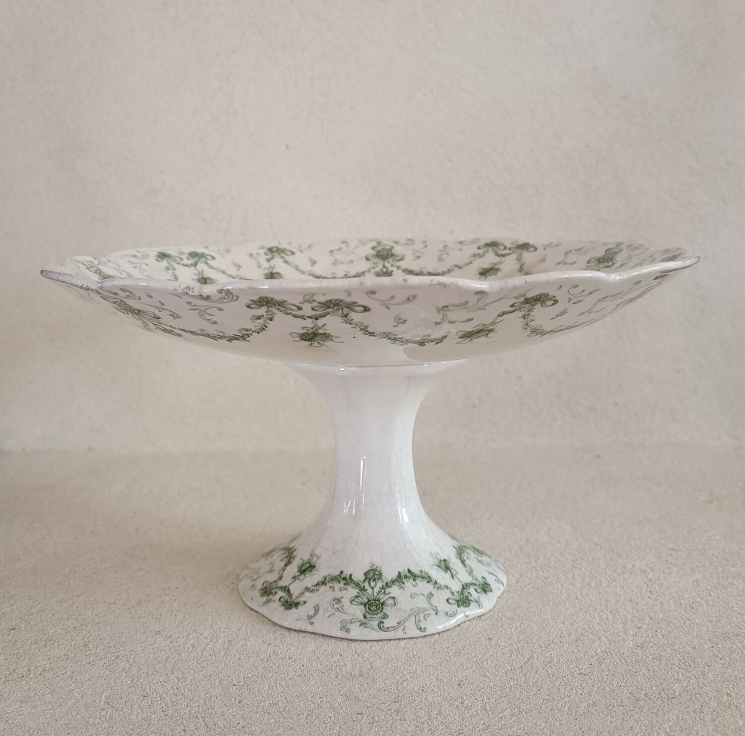 Compotier iron earth mandolin décor