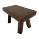 Vintage footstool stool minimalist brutalist