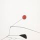 Olivier Vonet Sculpture in black, red, and yellow lacquered metal. Contemporary.