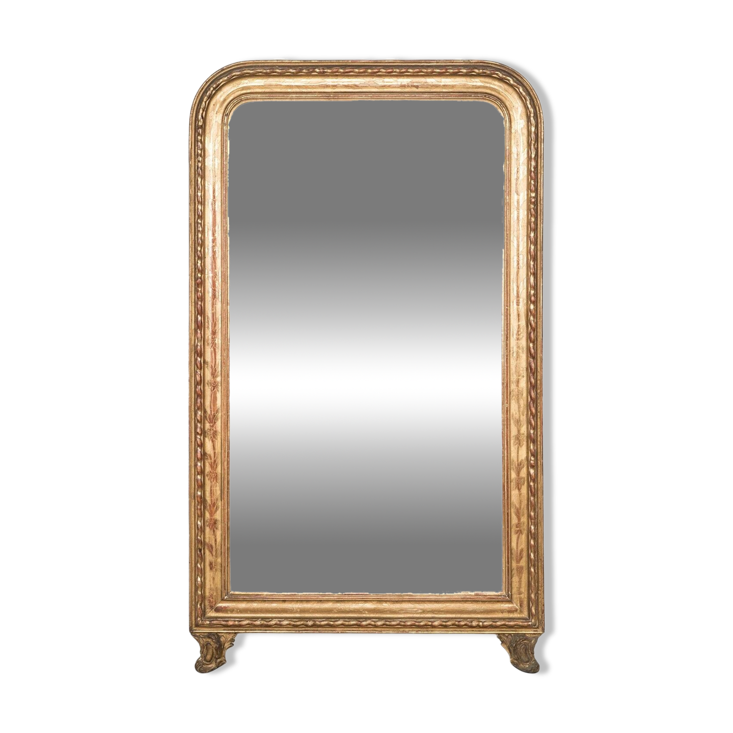 Louis Philippe Mirror with Gilded Legs