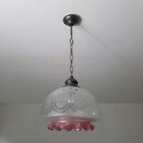 Frosted glass hanging