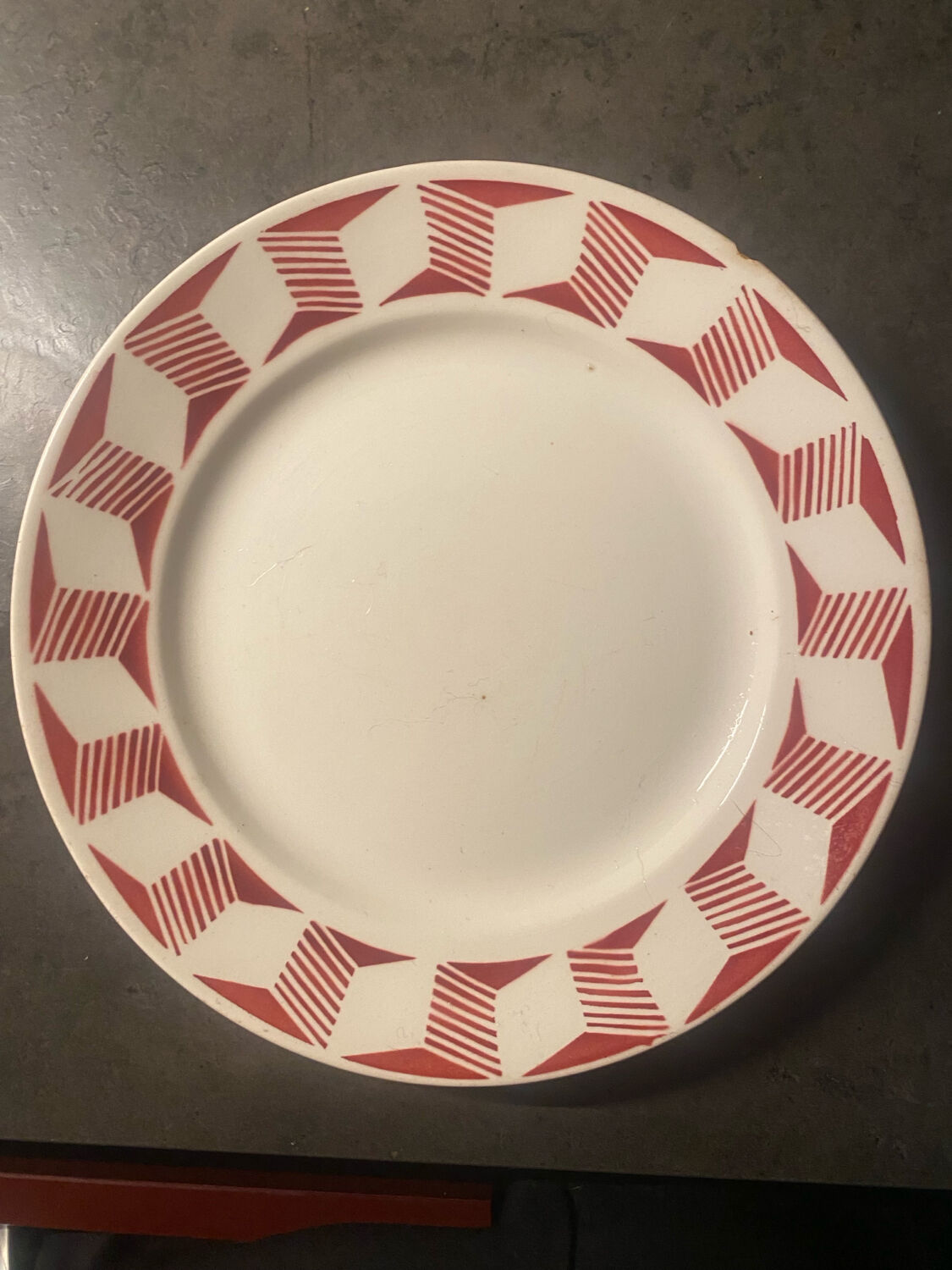 Badonviller plate model St Christophe