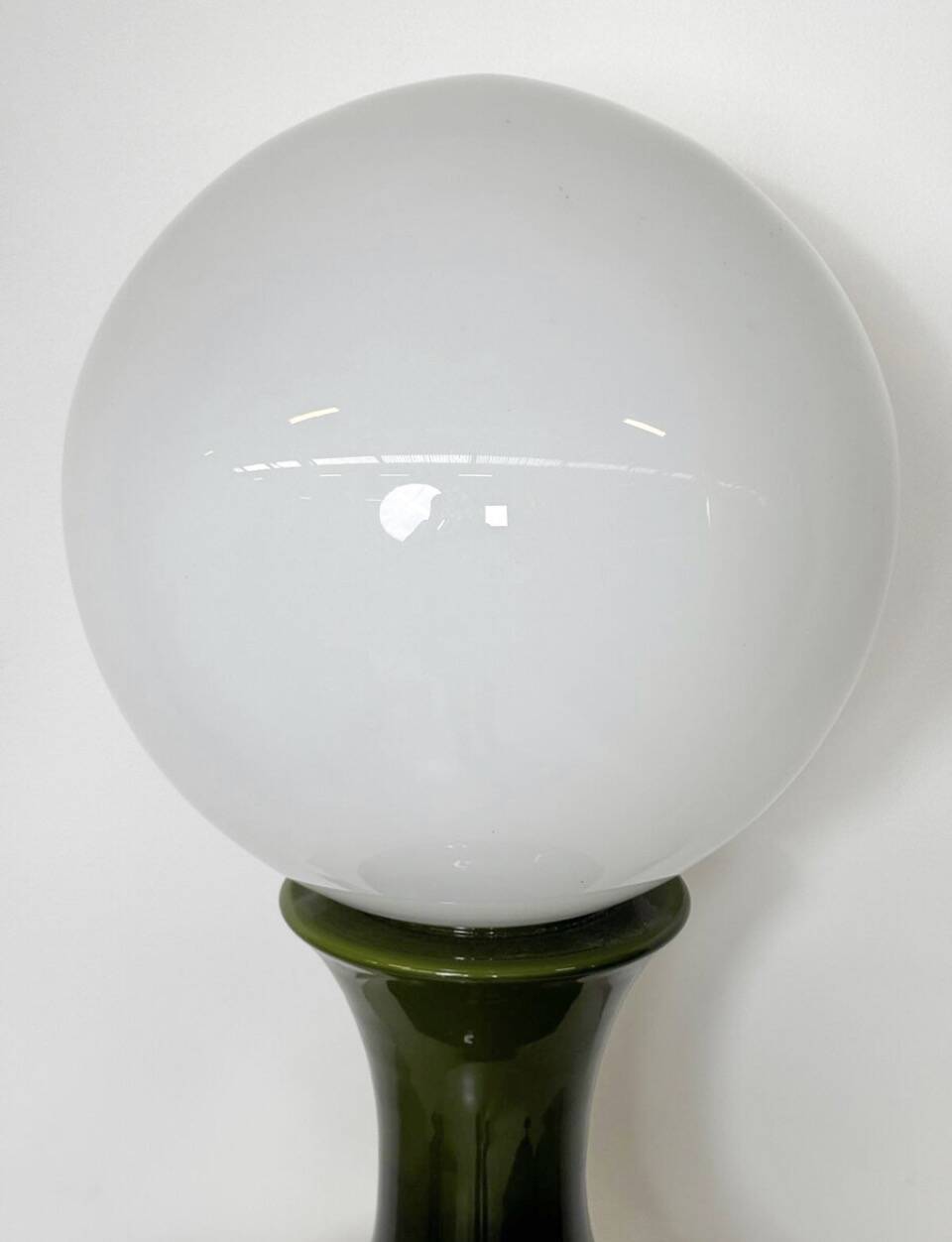 Lampe de table verte Mid-Century Modern, Italie