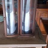 Rounded wall display case