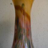 Pink and orange Murano vase