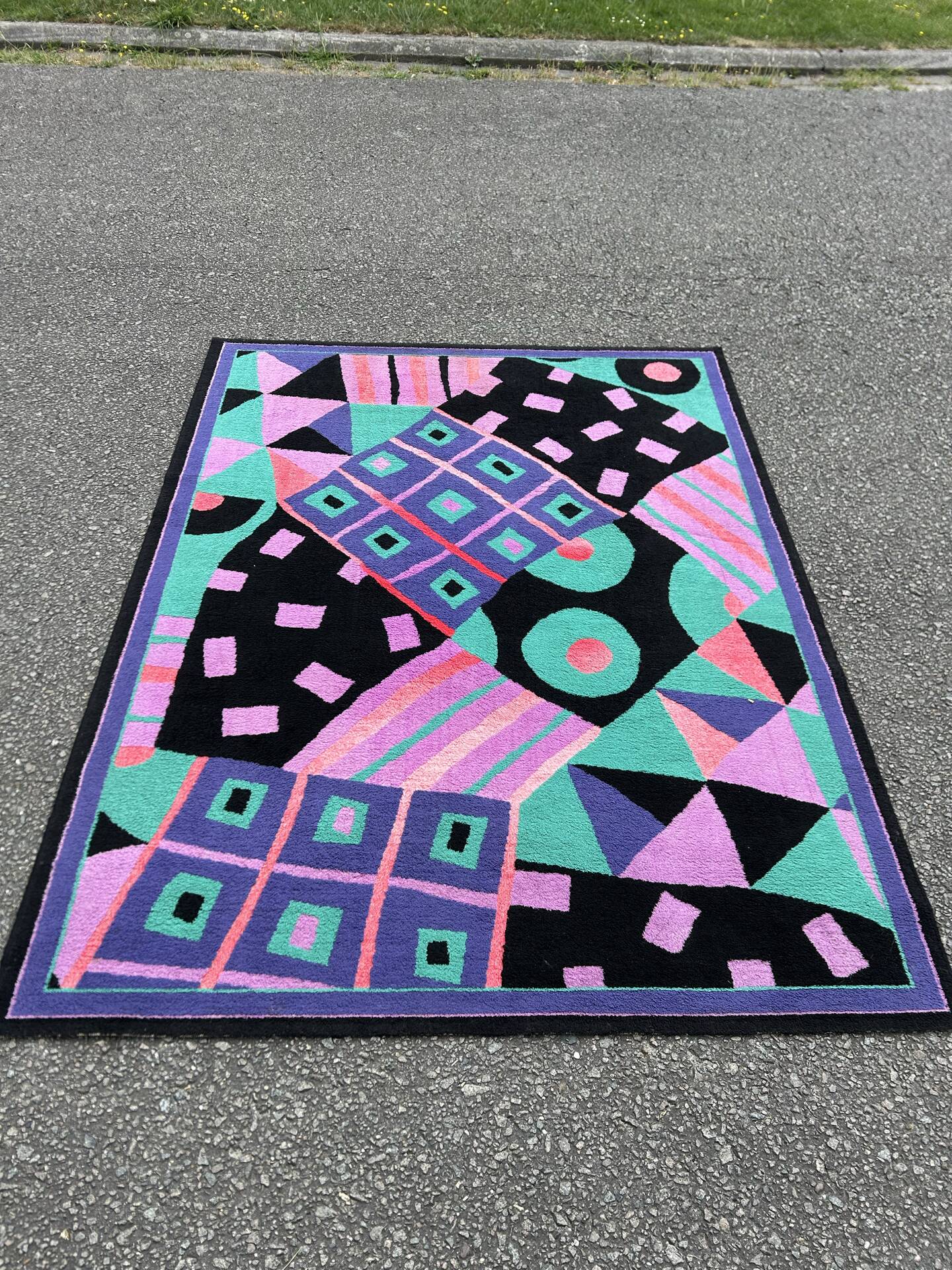 Tapis vintage style Memphis des années 1980