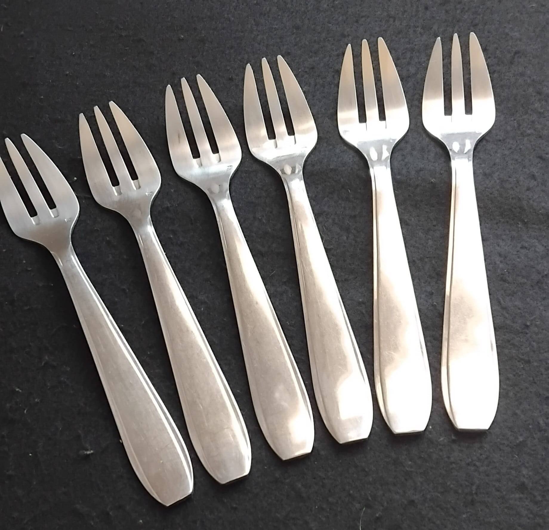 12-piece fish service - Art Deco style - Dell Inox