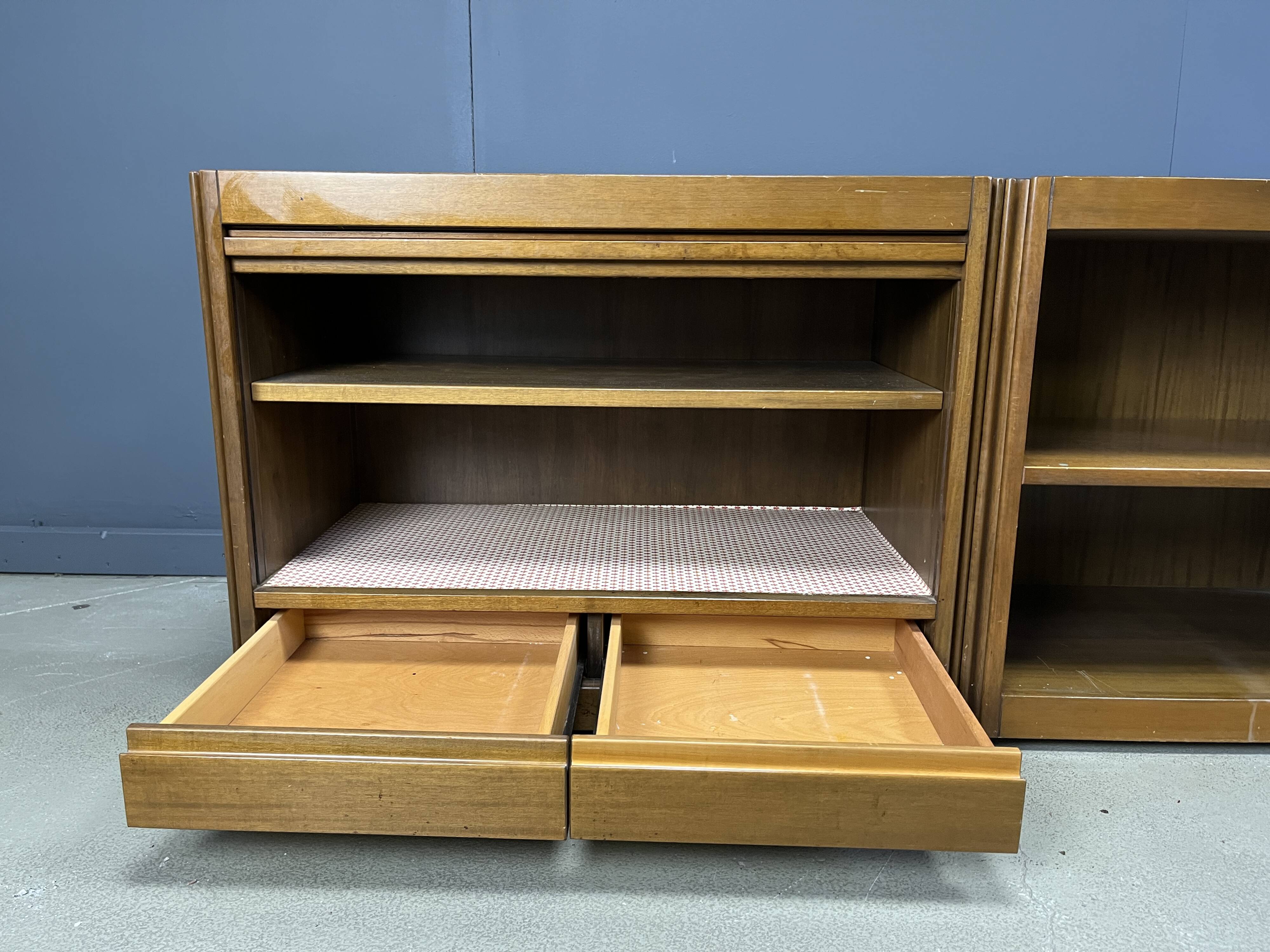 Vintage 4d sideboard by Angelo Mangiarotti for Molteni, 1970s
