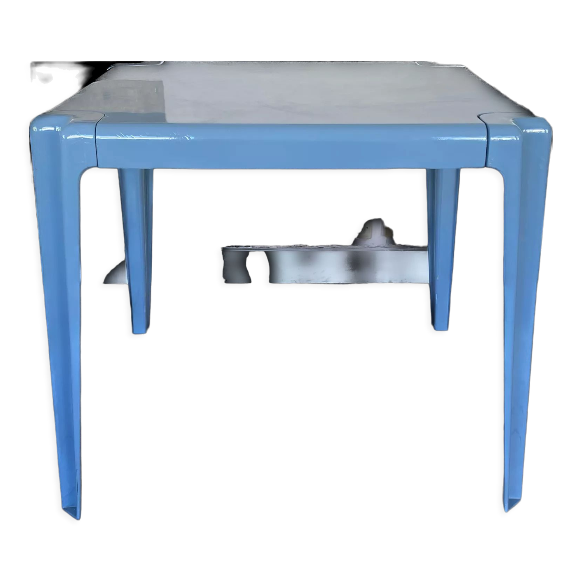 Vintage Space age fiberglass dining table by Helmut Bätzner for Bofinger 1960