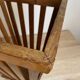 Old art deco basket style Frank Adnet design slatted waste paper basket