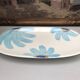Plat Gien France fleurs années 70