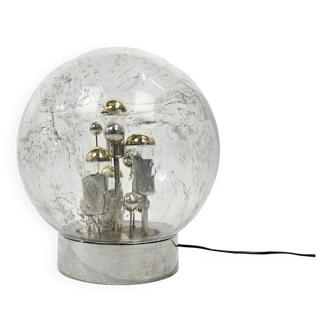 Doria Leuchten spoutnik lampe de table en verre de glace