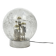 Doria Leuchten sputnik Ice Glass table lamp