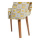 Mustard yellow Shell chair from the mid-century, 1960s