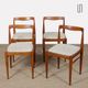 Set of 4 chairs published by the manufacturer Drevotvar, 1960