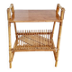 Chevet table d'appoint rotin