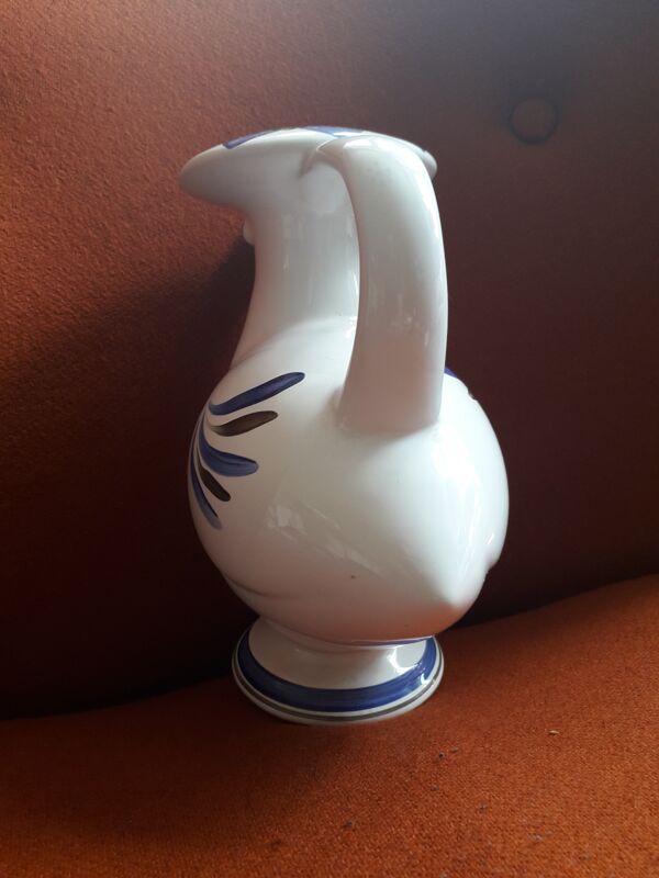 Vase zoomorphe vintage en forme d'oiseau en céramique de Biot