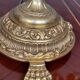 Luxurious pair of antique gilded bronze candelabra in the exquisite style of Louis XV.