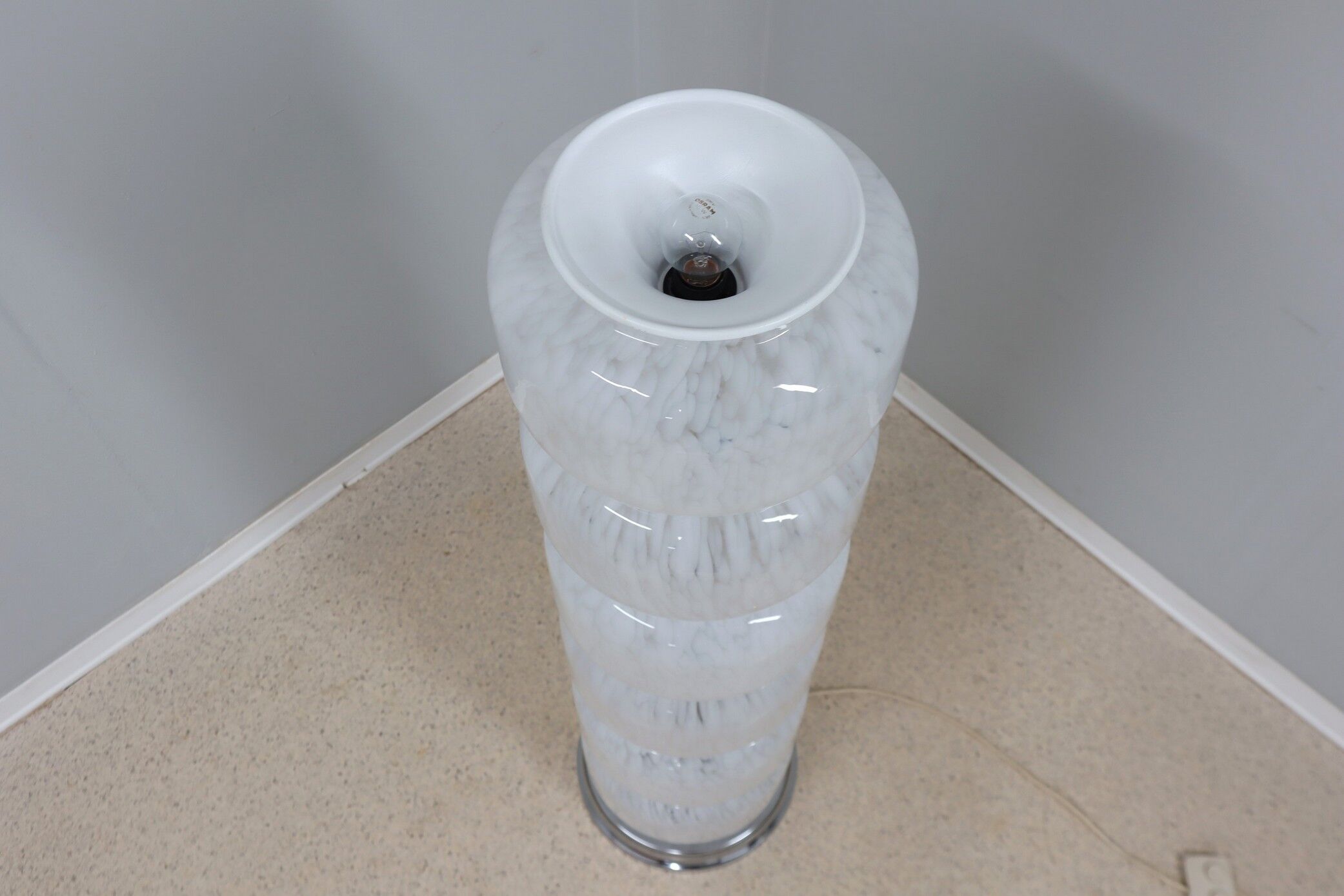 Murano glass floor lamp AV MAzzega 1960s