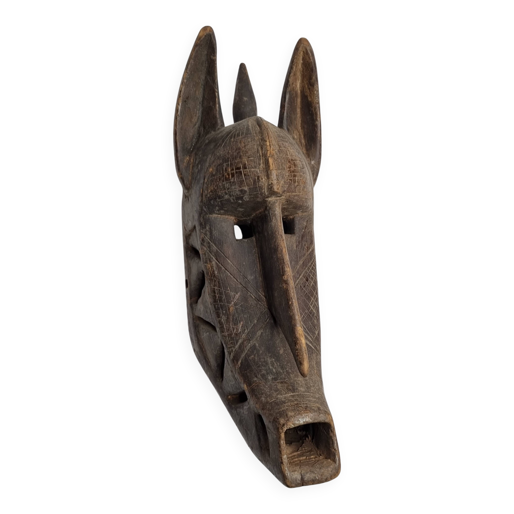 African Suruku mask from Koré, Bambara, Mali, mid-20th century