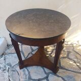pedestal table Empire mahogany and marble period