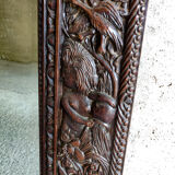 Spanish Renaissance mirror oak XIXth 137cm