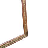 Large gilded wood mirror, Louis XVI - Art Nouveau transition style, mirror