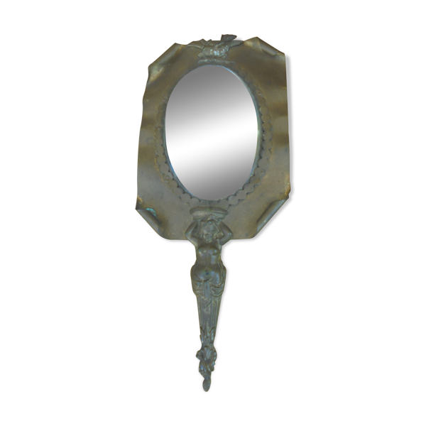 Face a main miroir de courtoisie xixeme cariatide
