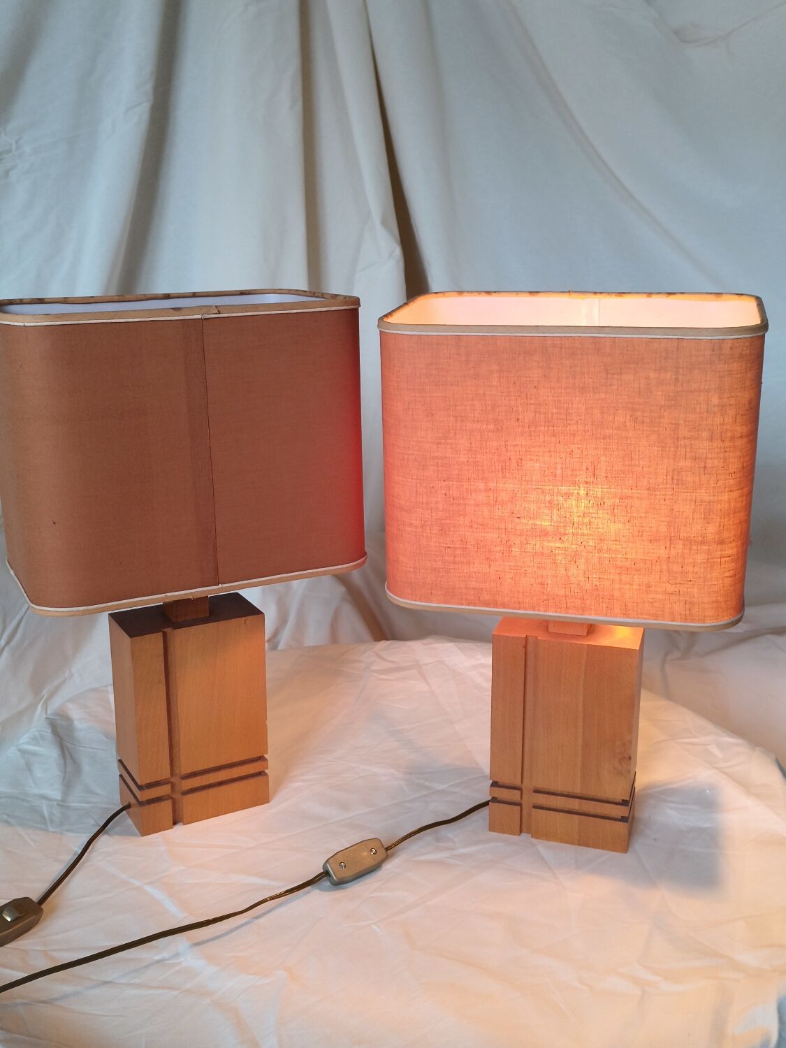 Wooden lamp 1970