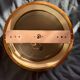 Lunel ceiling light / Porthole / Brass, perforated metal and glass