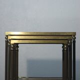Set de 3 tables gigognes miroir 1950s