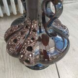 Large vintage ceramic floor lamp from the 70s