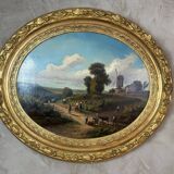 Large painting by Hubert