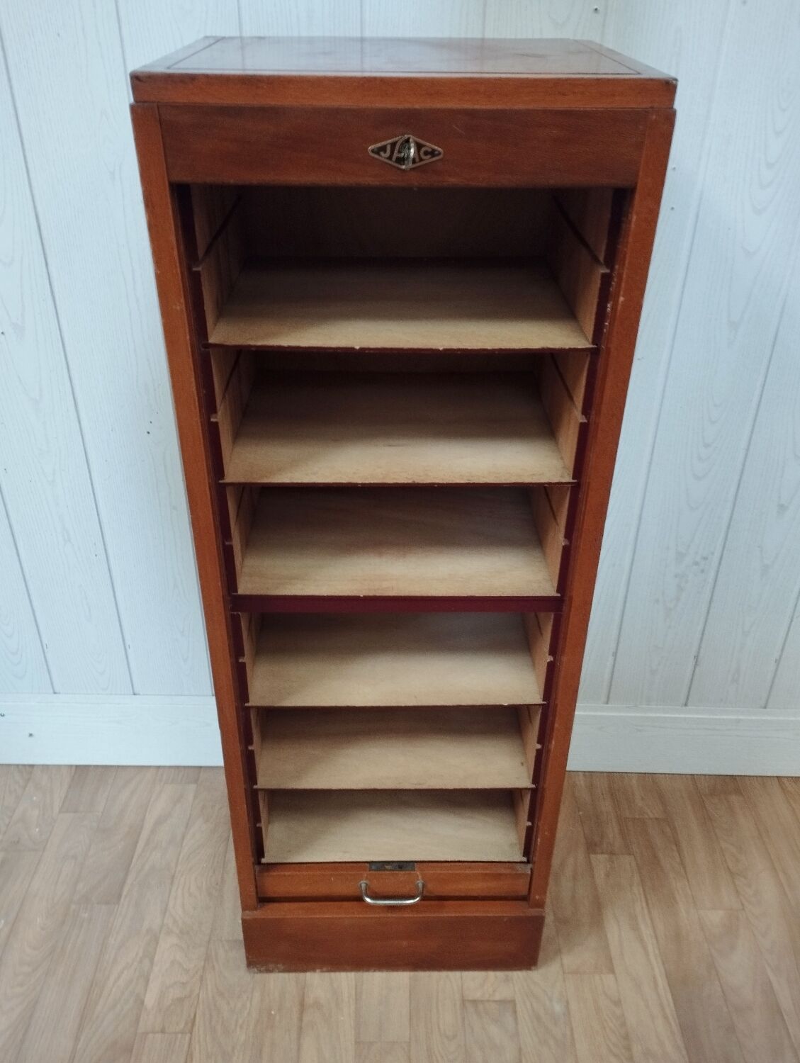 Notary binder cabinet with curtain JAC