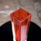 Large red Sommerso Murano vase, Italy, 1960s