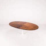 Oval dining table in rosewood by Maurice Burke for Arkana, England, 1960s