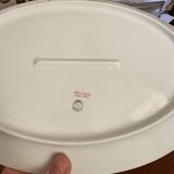 Old Oval Plate 34x23cm Limoges Porcelain Betoule & Legrand