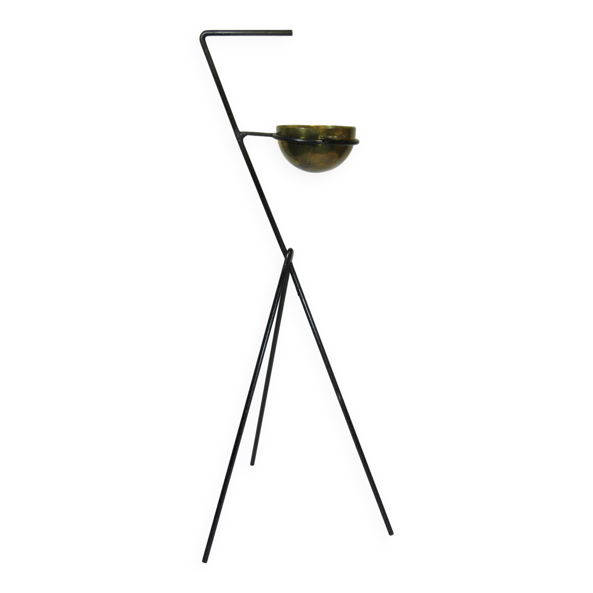 Cendrier sur pied design années 50